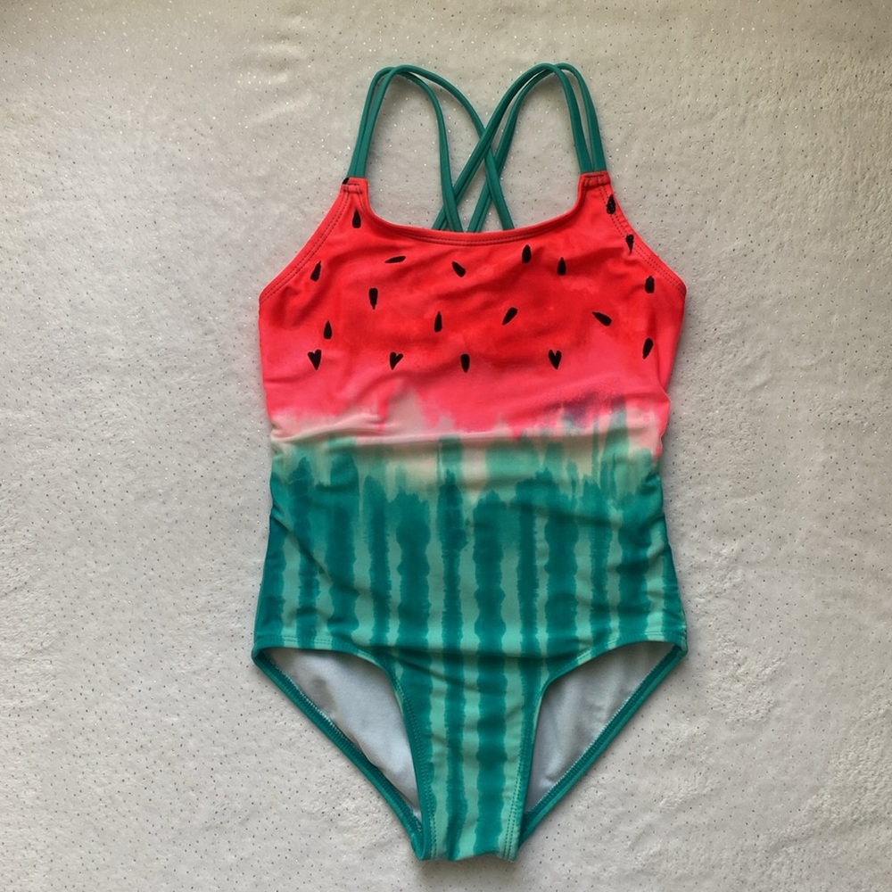 Cat & Jack Girls One Piece Swimsuit Size S (6/6X)